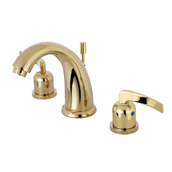 KB8982EFL 8" Widespread Bathroom Faucet, Polished Brass
